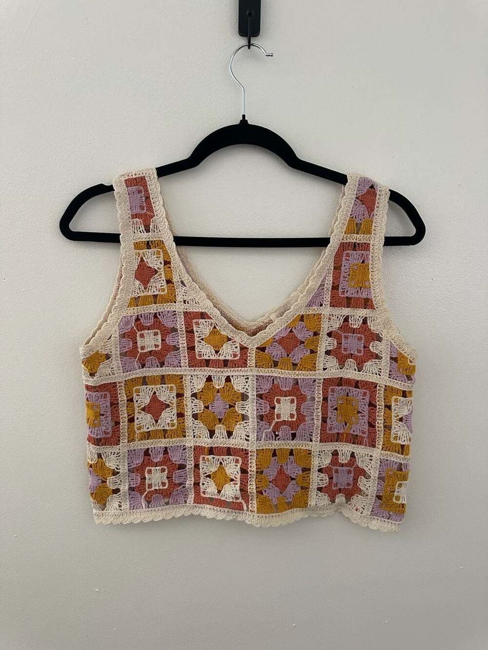 Rebellion Again Multicolor Patchwork Crochet Gran… - image 2